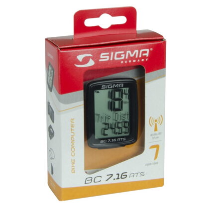 cyklistická počítač SIGMA BC 7.16 ATS bezdrát