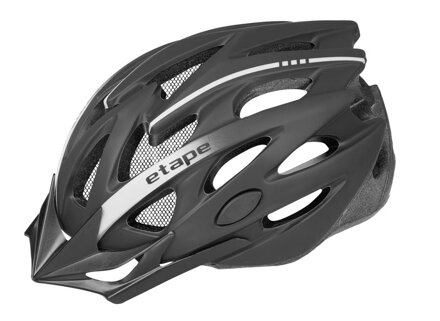 Přilba Etape Twister černobílá