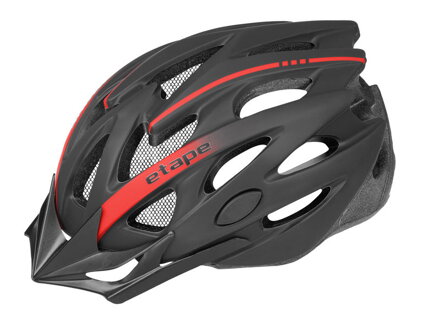 Přilba Etape Twister černočervená