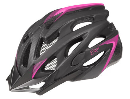 Přilba Etape Venus dámská černorůžová