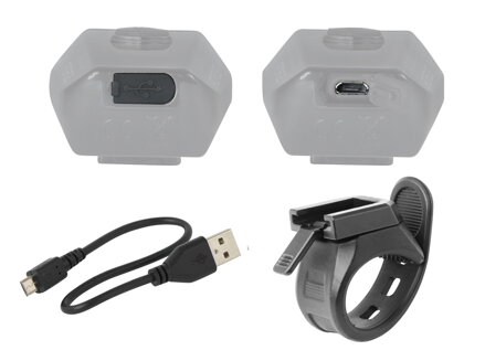 Světlo přední Force BUG 400LM USB